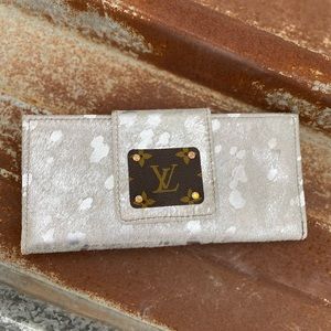 Large Authentic Hide wallet/clutch.